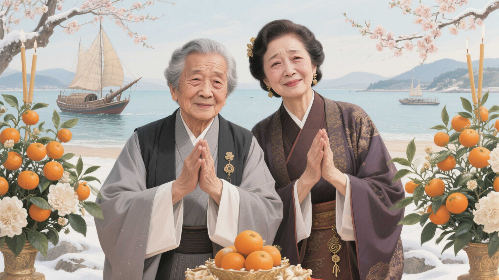 由此可见，两位长辈各自在如此重大事件中，通过自己方